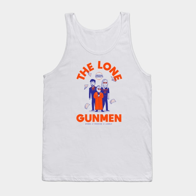 The Lone Gunmen Tank Top by rafaelkoff